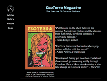 Tablet Screenshot of esoterra.org